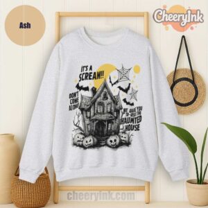 Sweathirs Happy Halloween Scream House