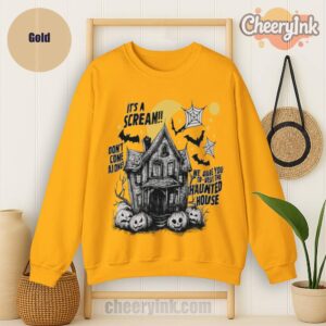 Sweathirs Happy Halloween Scream House