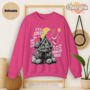 Sweathirs Happy Halloween Scream House
