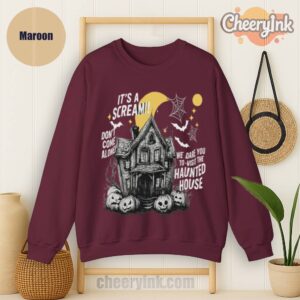 Sweathirs Happy Halloween Scream House