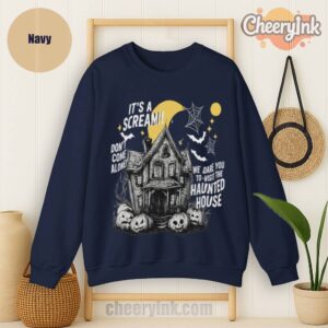 Sweathirs Happy Halloween Scream House