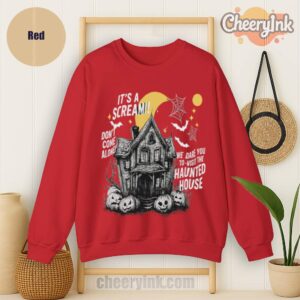 Sweathirs Happy Halloween Scream House