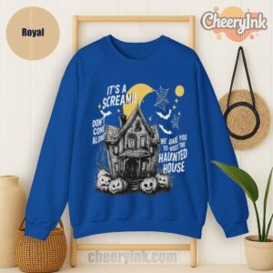Sweathirs Happy Halloween Scream House