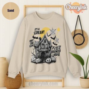 Sweathirs Happy Halloween Scream House