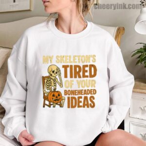 Sweathirs Skeleton S Tired 12