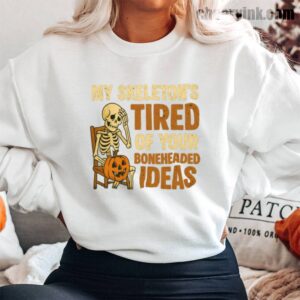 Sweathirs Skeleton S Tired 13