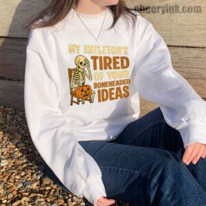 Sweathirs Skeleton S Tired 14