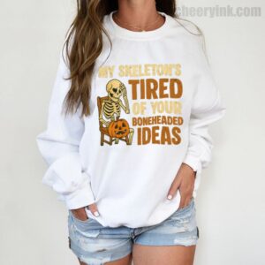 Sweathirs Skeleton S Tired 3