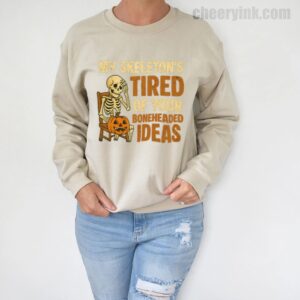 Sweathirs Skeleton S Tired 5
