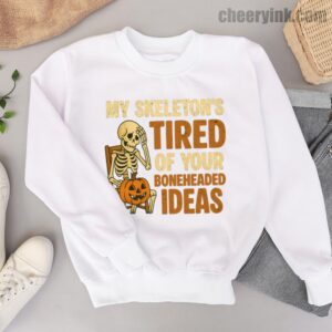 Sweathirs Skeleton S Tired 6
