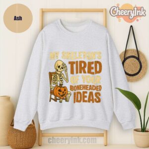 Sweathirs Skeleton S Tired