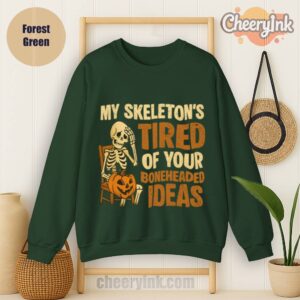 Sweathirs Skeleton S Tired Forest