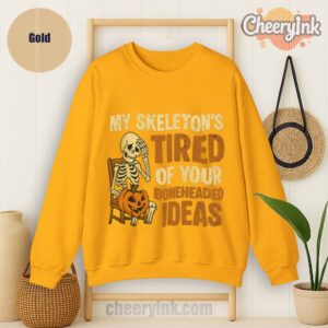 Sweathirs Skeleton S Tired
