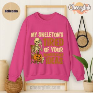 Sweathirs Skeleton S Tired