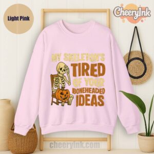 Sweathirs Skeleton S Tired Light