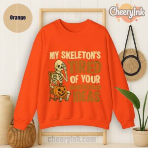Sweathirs Skeleton S Tired