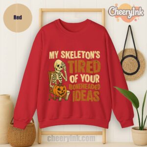 Sweathirs Skeleton S Tired