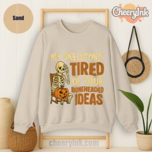 Sweathirs Skeleton S Tired