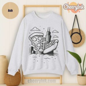 Sweatshirt Chicago Icons Ash
