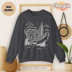 Sweatshirt Chicago Icons Dark Heather