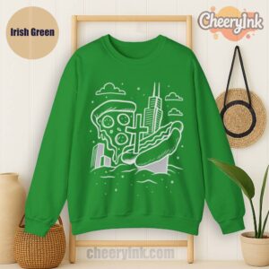 Sweatshirt Chicago Icons Irish Green