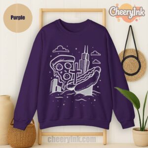 Sweatshirt Chicago Icons Purple