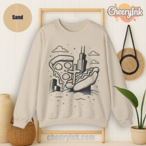 Sweatshirt Chicago Icons Sand