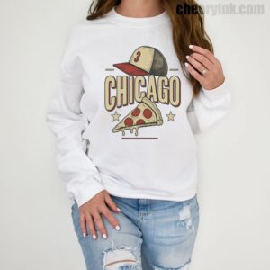 Sweatshirt Chicago Pizza Baseball 1