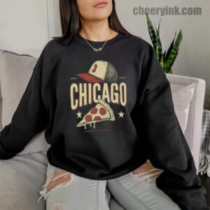 Sweatshirt Chicago Pizza Baseball 10