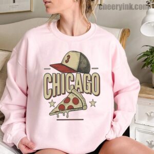 Sweatshirt Chicago Pizza Baseball 11