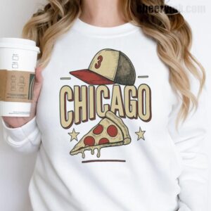 Sweatshirt Chicago Pizza Baseball 17