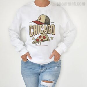 Sweatshirt Chicago Pizza Baseball 4