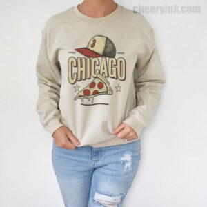 Sweatshirt Chicago Pizza Baseball 5