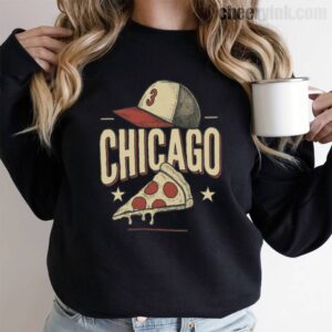 Sweatshirt Chicago Pizza Baseball 9
