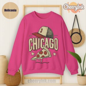 Sweatshirt Chicago Pizza Baseball