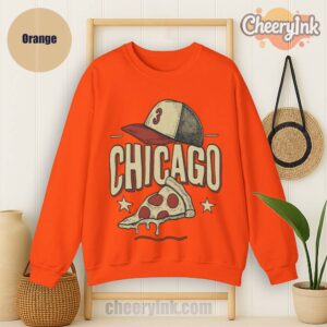 Sweatshirt Chicago Pizza Baseball