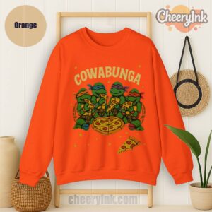 Sweatshirt Cowabunga Orange