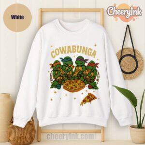 Sweatshirt Cowabunga White