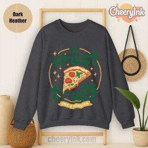 Sweatshirt In Crust We Trust Dark