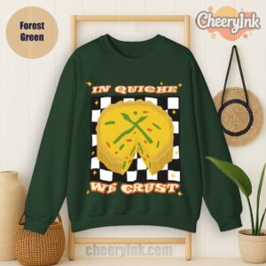 Sweatshirt In Quiche We Trust Forest