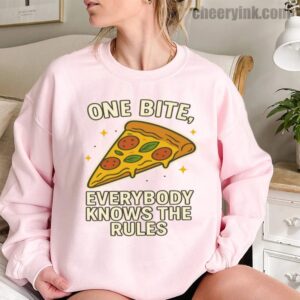 Sweatshirt One Bite Pizza 11