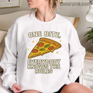 Sweatshirt One Bite Pizza 12