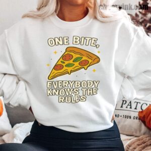 Sweatshirt One Bite Pizza 13