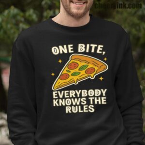 Sweatshirt One Bite Pizza 16