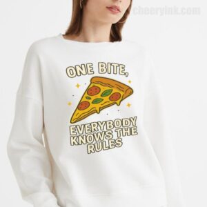 Sweatshirt One Bite Pizza 18