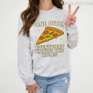 Sweatshirt One Bite Pizza 2