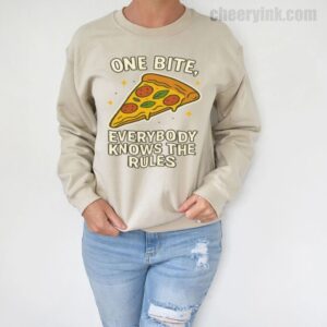 Sweatshirt One Bite Pizza 5