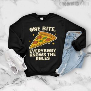 Sweatshirt One Bite Pizza 7