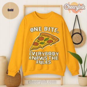 Sweatshirt One Bite Pizza