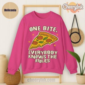 Sweatshirt One Bite Pizza